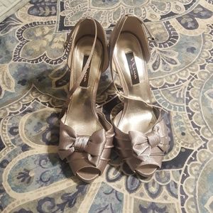 Gorgeous satin dress heels